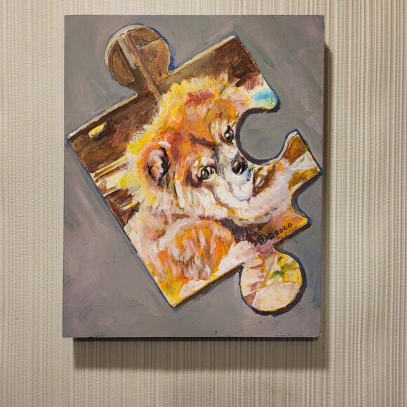 Super Cute original 8"x10" painting~ 2020 - Picture 1 of 6